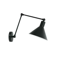 ZIDNA LAMPA metal, 240 V, ?27, Max 20 W (LED), IP20, 42.5 × 35 cm, black VK/03161/WA/B
