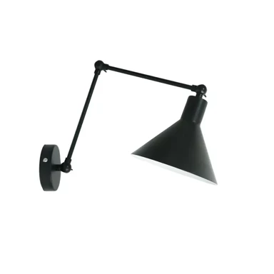 ZIDNA LAMPA metal, 240 V, ?27, Max 20 W (LED), IP20, 42.5 × 35 cm, black VK/03161/WA/B
