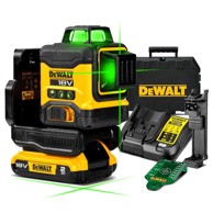 DEWALT Aku laserski nivelir DCLE34031D1 18V 1x2.0Ah zelena linija 3x360°