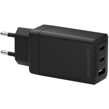 DBRAMANTE 1928 USB-C adapter Re-Charge, 65 W, 2x USB-C + USB-A, crni