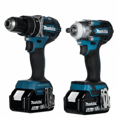 MAKITA Set alata DLX2359TJ1, 18V, 3×5.0Ah, bušilica + udarni odvijač