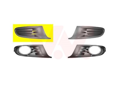 VAN WEZEL Maska branika VW Golf 6, crna, prednja desna, bez maglenke, 5863592