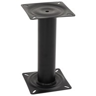 Postolje sjedala za brod, crno, 33 cm, čelično