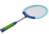 Set za badminton, 2 loptice + 2 reketa, plavi