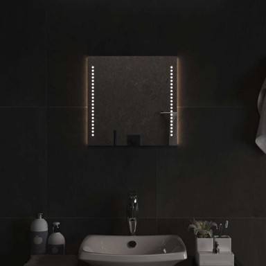 LED kupaonsko ogledalo 40x40 cm, 40 x 40 cm 1