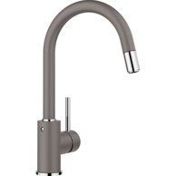 BLANCO Slavina Mida-S VT, silgranit-look vulkan siva