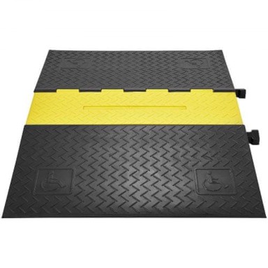 VEVOR Zaštita za kabel CP-5DA, 1145 x 80 x 5 cm, crna