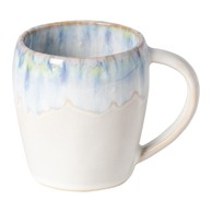 COSTA NOVA Bijela/svijetlo plava šalica od kamenine 440 ml Brisa 