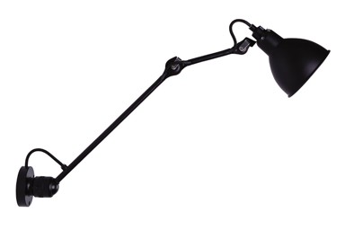 Dekorativna zidna rasvjeta Loft256W-1S, crna