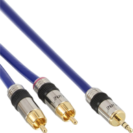 INLINE Audio kabel 89931P 1 m 3.5 mm, plavi