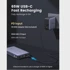 UGREEN Powerbank, 25. 000 mAh, 145W, Fast Charging, USB-C, Power Delivery 3. 0, sivi