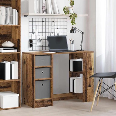 Stol s ladicama, 100 x 40 x 75 cm, konstruirano drvo, staro drvo