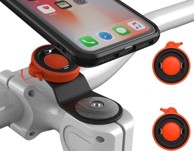 OVERBOARD Nosač za upravljač bicikla sa zaštitnom futrolom za iPhone 11 6,1 inča, sa sustavom zaključavanja