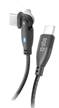 SBS TECABLE180TCC USB-C kabel, crni