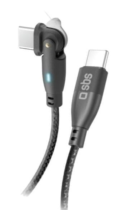 SBS TECABLE180TCC USB-C kabel, crni