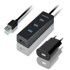 AXAGON USB hub HUE-S2BP USB-A-Hub, 4x USB 3.0, vanjsko napajanje - 1,2 m, Netzteil HUE-S2BP