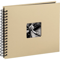 HAMA Fotoalbum, 50 listova, 10 x 15 cm, spiralno vezanje, taupe