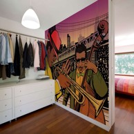 Foto tapeta Jazz in the evening 200x154