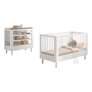 VIPACK Set dječjeg namještaja 2 kom od masivne bukve Forrest