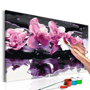 Slika za samostalno slikanje Purple Orchid 60x40