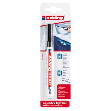 EDDING Marker za rublje 8040/1, 1 mm, crni, blister pakiranje