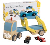 CLASSIC WORLD Drveni kamion za vuču s 3 automobila