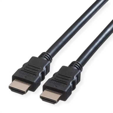ROLINE Ultra HD 8K HDMI kabel sa mrežom, M/M, crni, 10m