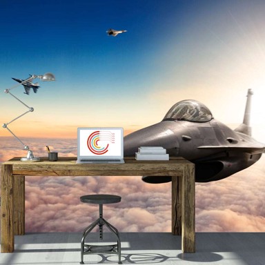 Foto tapeta F16 Fighter Jets 350x245