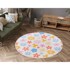 VITAUS Periv dječji tepih ø120 cm Joyfull Garden 