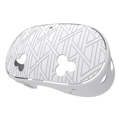 Silikonska zaštitna navlaka s ventilacijom, kompatibilna s Meta Quest 3S, bijela