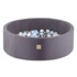 PLUSH NEST Bazen s 200 loptica, 90x30 cm, sivi