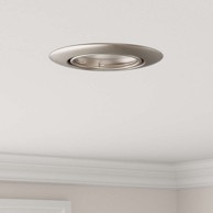 Ugradbena stropna rasvjeta GU10 6kom, okrugla, srebrna