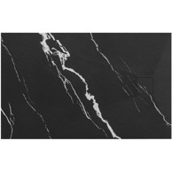 REA Tuš kada Magnum Carrara Black, 80x100 cm