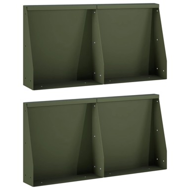 Zid za zadržavanje, 40 x 12 x 30 cm, set 4 kom., čelik