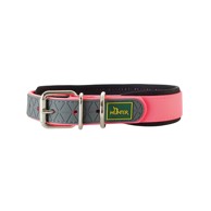 HUNTER Ogrlica za pse Convenience Comfort M/L 55 cm, neon roza