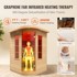 VEVOR Sauna za 2 osobe, 1376 x 1376 x 1900 mm, drvena