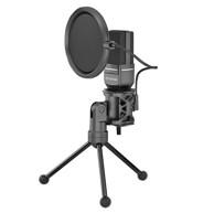 MARVO Mikrofon MIC-03, streaming, sa stalkom, crna