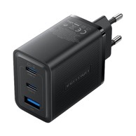 VENTION Punjač FERB0-EU, 2xUSB-C, USB- A, 65W/65W/30W, GaN 