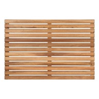 WENKO Drvena kupaonska prostirka u prirodnoj boji 40x60 cm Acacia