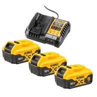 DEWALT Set Baterija AKU DCB1104P3-QW, 3x 18V, 5Ah