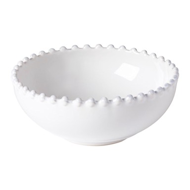 COSTA NOVA Bijela zdjela od kamenine Pearl, ⌀ 15 cm