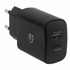 MANHATTAN Kućni punjač 102148, PD, 27W, 1xUSB-C, 1xUSB-A, crni