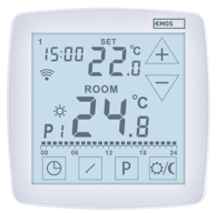 EMOS Sobni termostat P56S01, WiFi GoSmart, žičani, programabilni