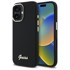 GUESS Silikonska futrola s metalnim logotipom za Apple iPhone 16 Plus