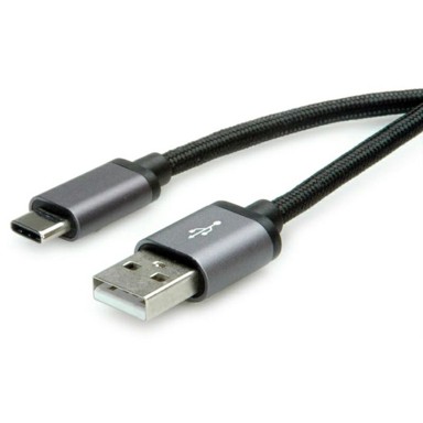 ROLINE USB2.0 kabel TIP C(M) na TIP A(M), 1.8m, crni