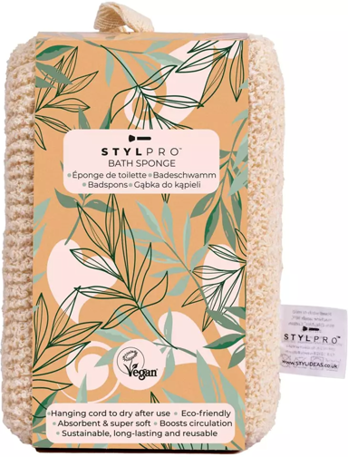 STYLPRO Spužva za kupanje od bambusa