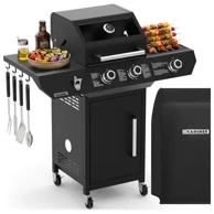 KAMINER Plinski roštilj Varen Black 3.0, 2+1, 10 kW