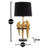 MAURO FERRETTI Crna stolna lampa Parrots