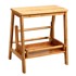 COSTWAY sklopiva drvena stolica-ljestve 45 x 51 x 48 cm