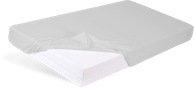 BABYMATEX Pamučna plahta s elastikom, 60x120x10, glatka, siva
